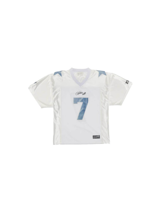 2000 Archives Football T-Shirts | White & Sky Blue | STW