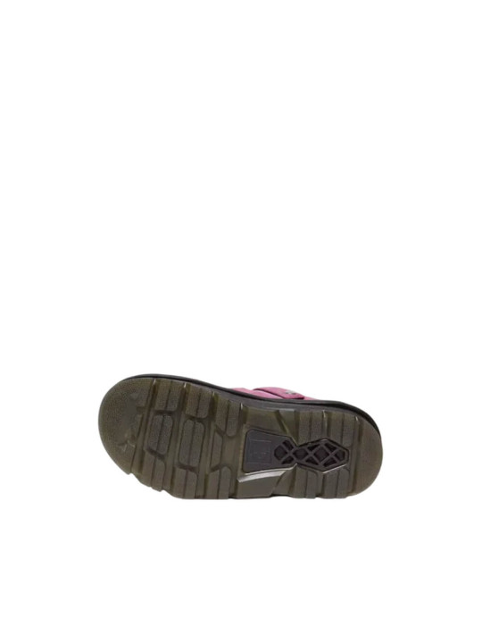 Dr Martens Zebzag Suede Casual Slingback Platform Mules | Pink | STW