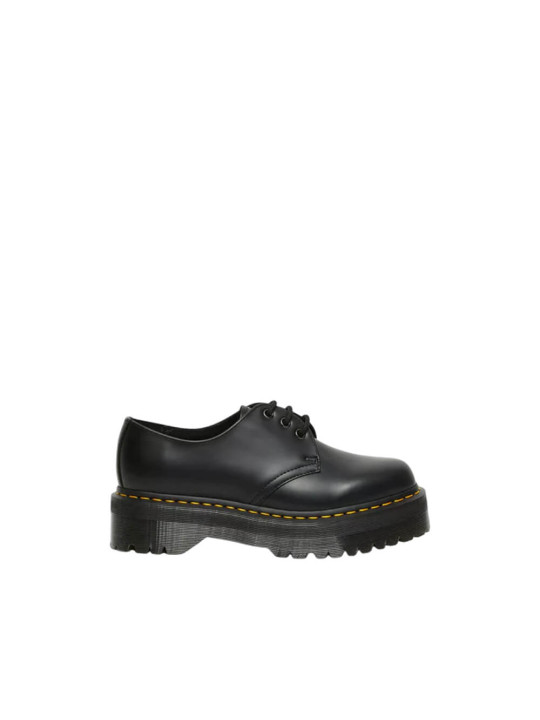 Dr. Martens 1461 Quad Platform Smooth Leather Shoe | Black | STW