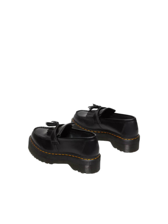 Dr. Martens Adrian Tassel Quad Platform Loafers | Black | STW