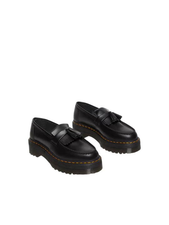 Dr. Martens Adrian Tassel Quad Platform Loafers | Black | STW