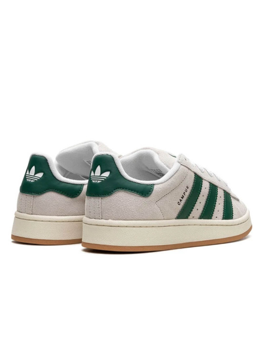 Adidas Campus 00s Sneakers | Crystal White & Dark Green