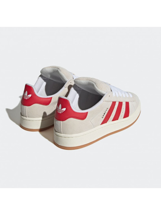 Adidas Campus 00s Sneakers | Crystal White & Better Scarlet