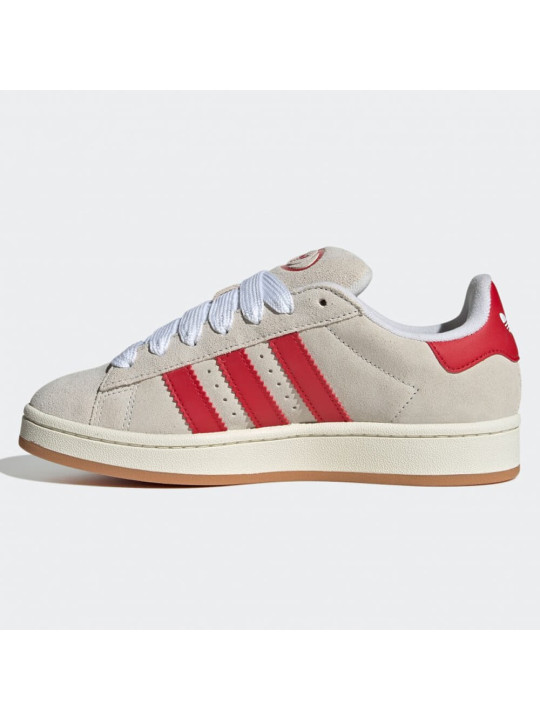 Adidas Campus 00s Sneakers | Crystal White & Better Scarlet