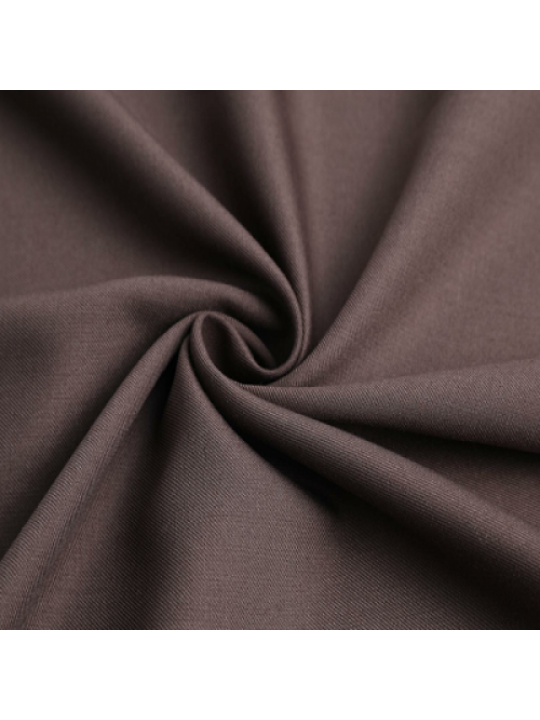 Plain CASHMERE SUITING FABRIC (1 Yard) |COFFEE BROWN