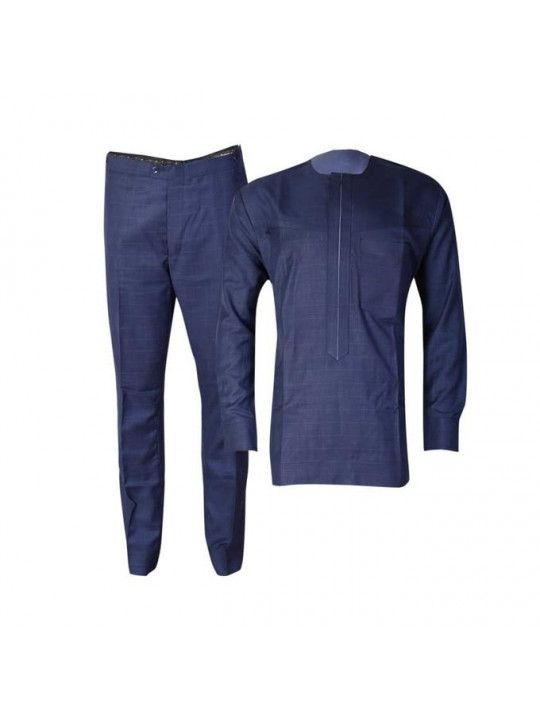 Shop Premium Senator Style Native wear set - Navy Blue