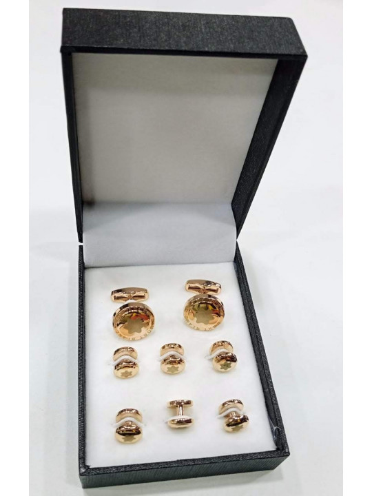 High quality Complete Set of cufflinks and Shirt Stud