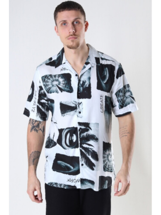 Only & Sons SS ONSTORBEN Shirt | White | Black