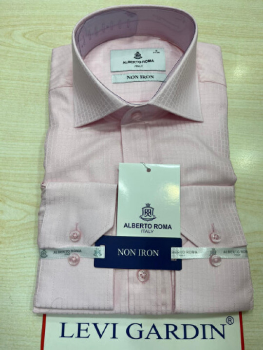 Alberto Roma LS Shirt | Pink