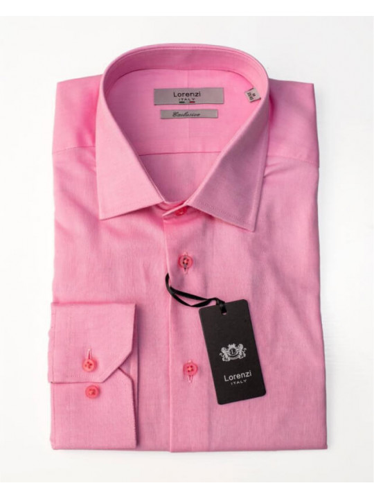 Lorenzi Italy LS Shirt | Pink