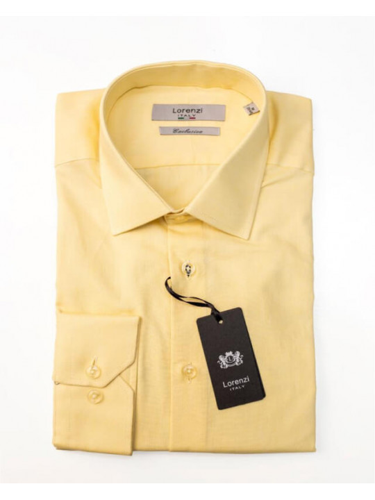 Lorenzi Italy Yellow LS Shirt