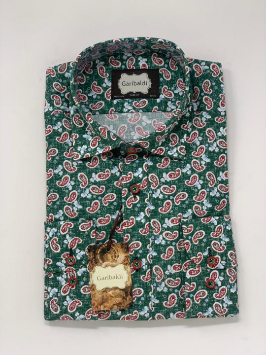 Garibaldi Italy LS Shirt | Green Amoeba