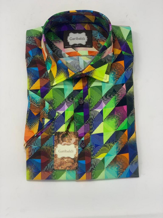 Garibaldi Italy SS Shirt | Multicolored | Multipatterned