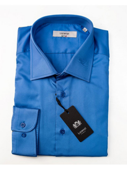 Lorenzi Italy Deep Blue LS Shirt