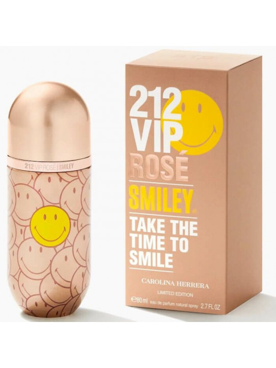 Carolina Herrera 212 VIP Rose Smiley Take The Time To Smile EDP 80ml
