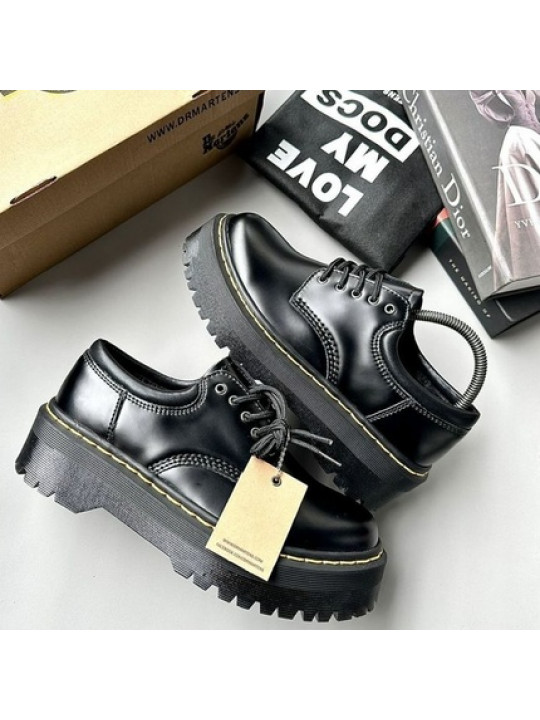 Dr Martens 1461 Quad Platform 2 'Black' Shoes