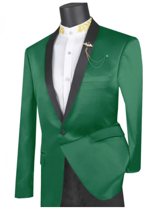 New Men 2 Piece Tuxedo | Green