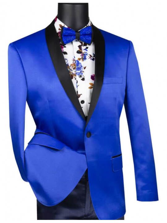 New Men 2 Piece Tuxedo | Royal Blue