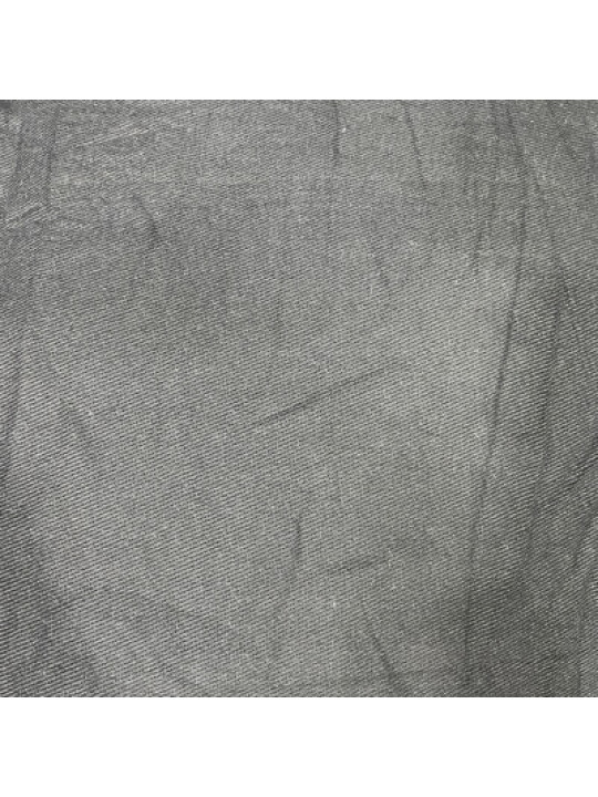 Plain  Denim Fabric (1 Yard) | Greyish Black