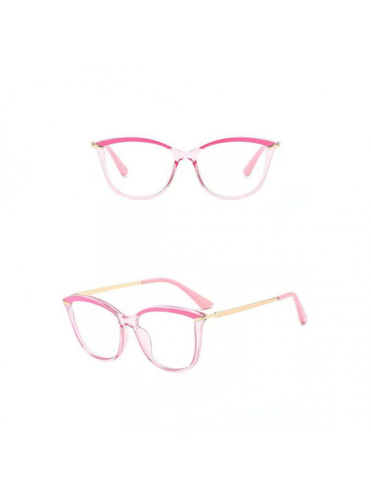 Anti Blue Light Cat Eye Eyeglasses - Pink