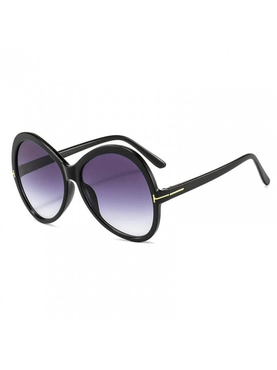 Calanovella Oversized Round T Shaped Cat Eye Sunglasses