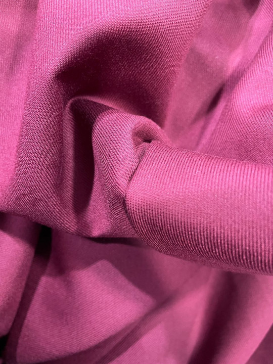 Plain CASHMERE SUITING FABRIC  (1 Yard) | Pink 