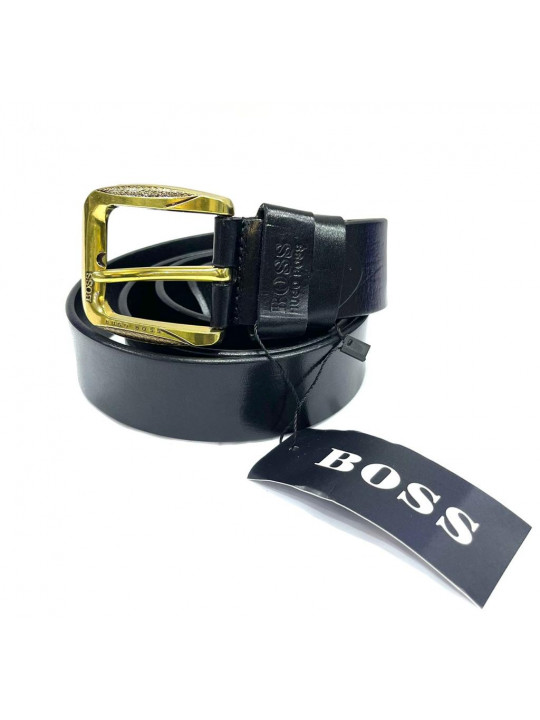 New High Quality Hugo Boss Leather Belt | Black