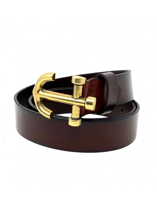New Tory Leather Anchor Belt