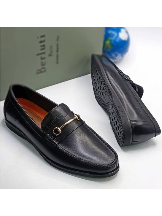 Berluti Luxury Loafer Shoe - Black