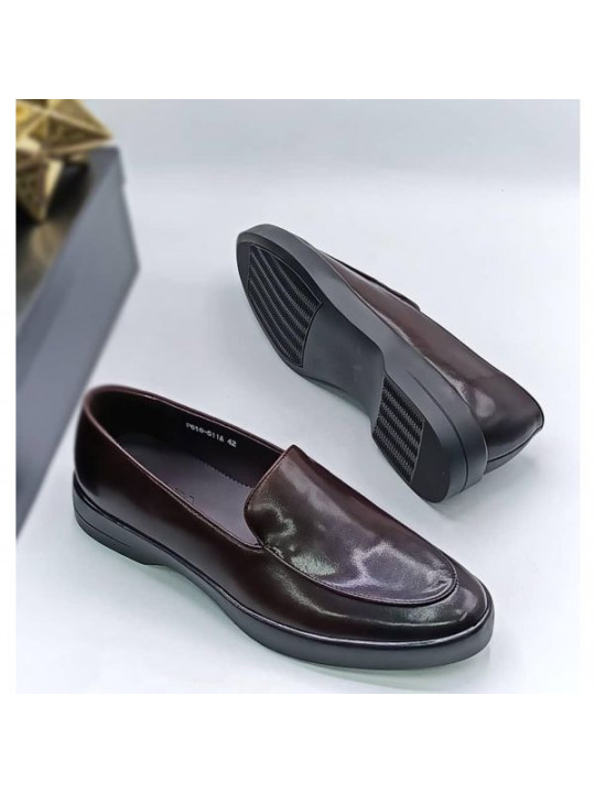 Men's Leather Shoe - Bordeaux
