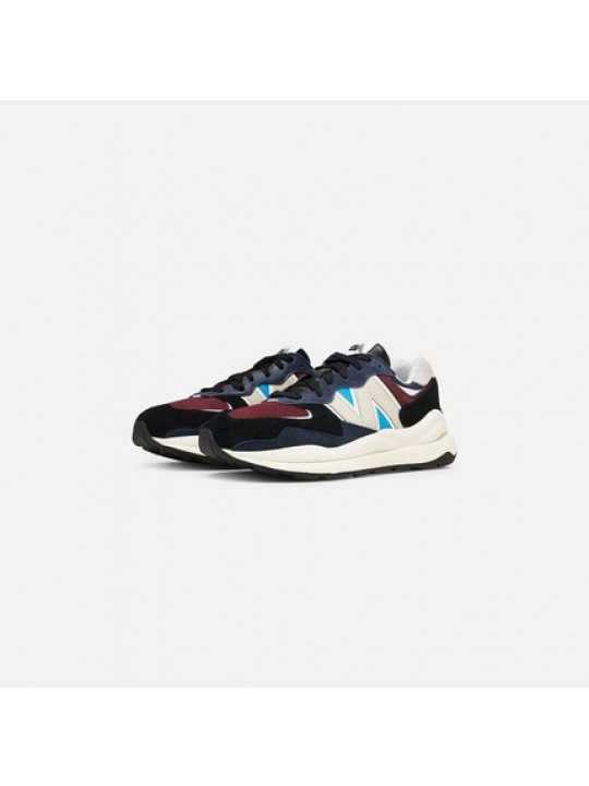 New Balance 57/40 Navy Burgundy Multi-Color Sneakers