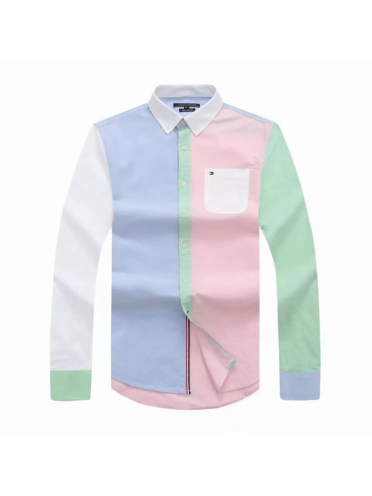 New Tommy Hilfiger LS Shirt | Multi Colored