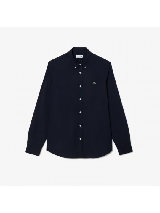 New Lacoste Plain LS Shirt | Navyblue