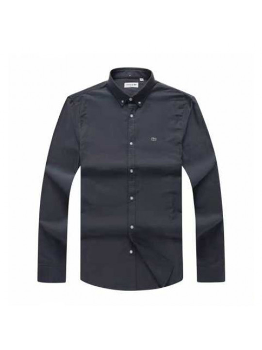 New Lacoste Plain LS Shirt | Gray