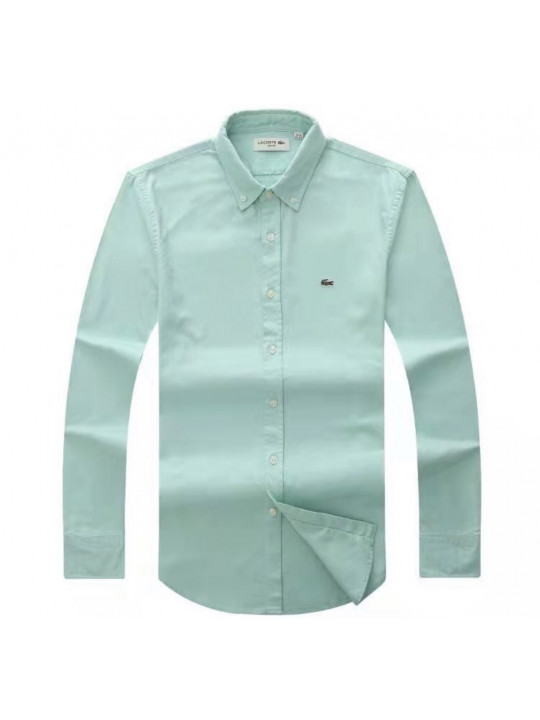New Lacoste Plain LS Shirt | Mint