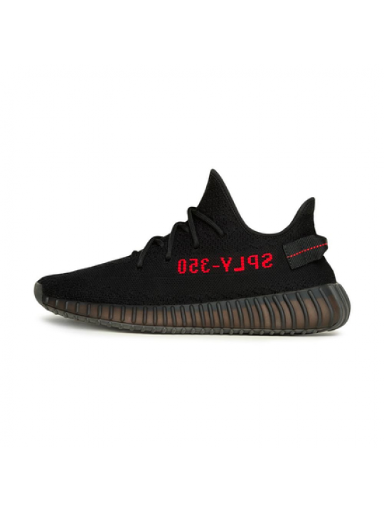 Adidas Yeezy Boost 350 V2 "Black/Red" Sneakers