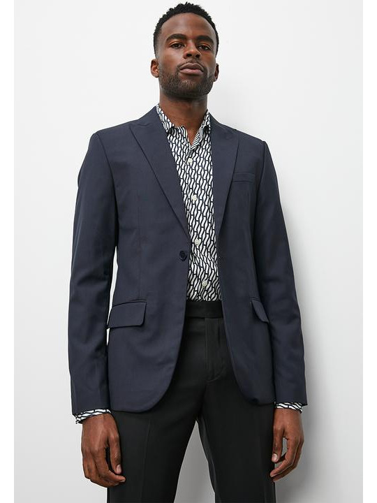 New Men One Button Two Piece Suit | Navy blue