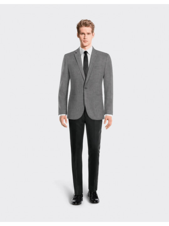 New Men's Single Button Blazer | Grey