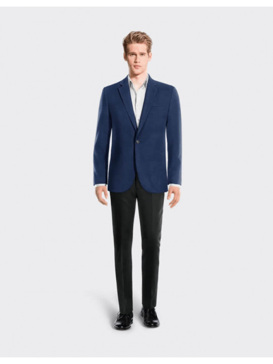 New Men's Single Button Blazer | Navy Blue