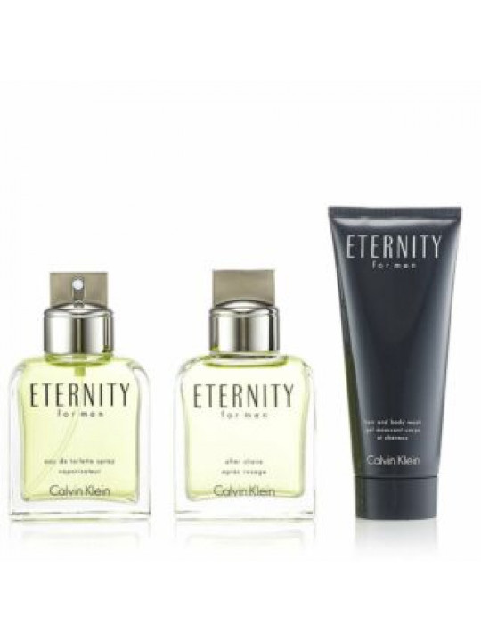 Calvin Klein Eternity EDT 100ml 3 Piece Gift Set For Men