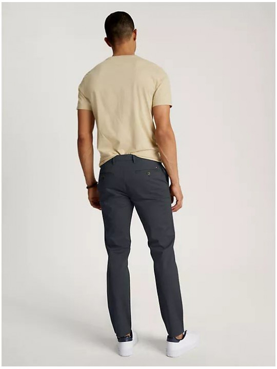 Men's Chinos Pants by TOMMY HILFIGER Smart Fit Stretch  details | GREY