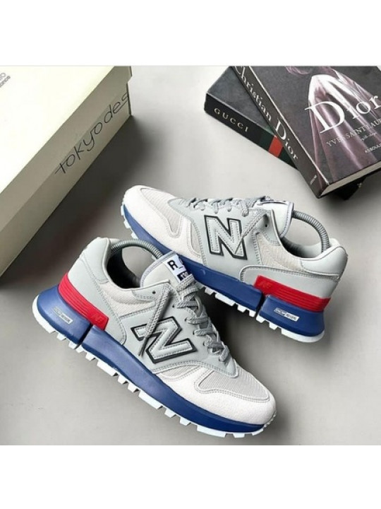 New Balance RC1300 Low 'Grey/Blue/Red' Sneakers