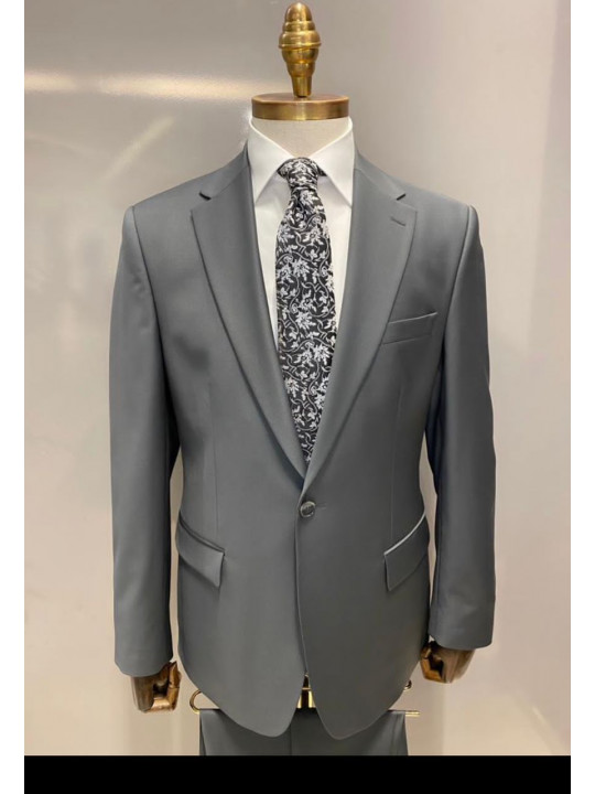 Men's Zecca Full Two Piece Suits | Grey