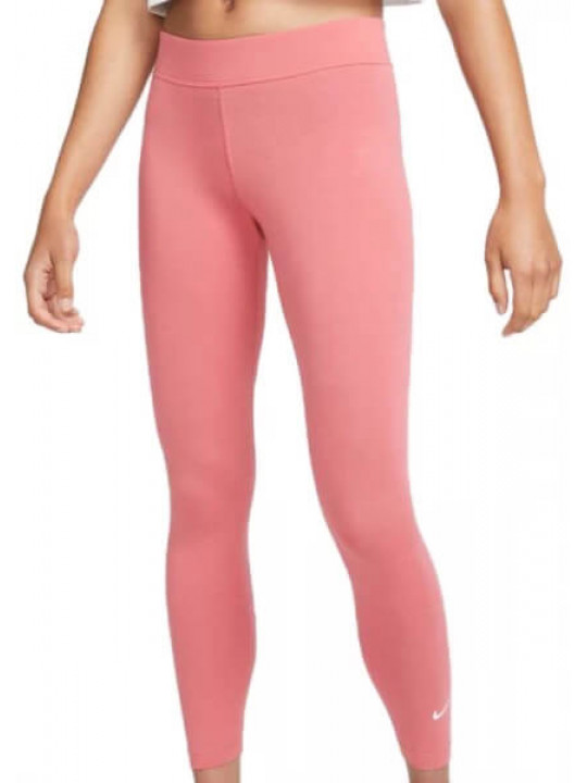 Original Nike Sportswear Essential Women 7/8 Mid-Rise Leggings | Pink