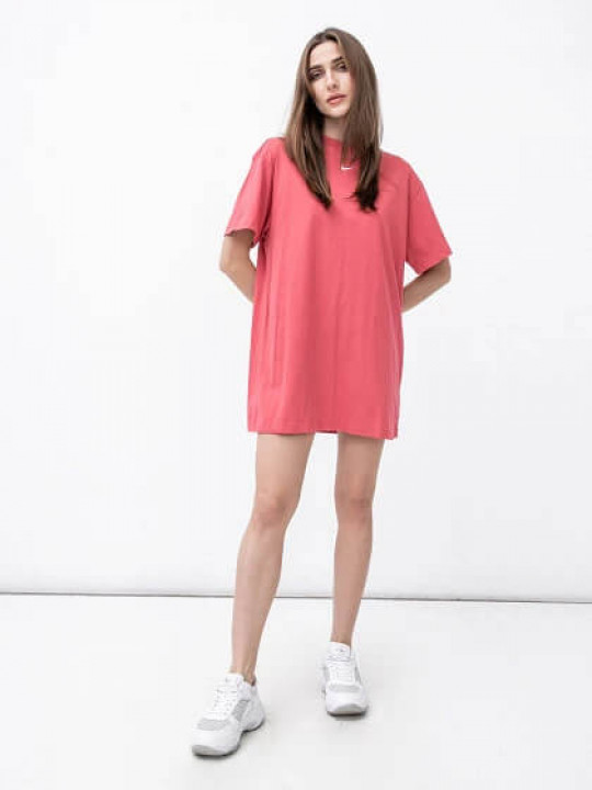 Original Nike W NSW Essential SS Dress | Pink