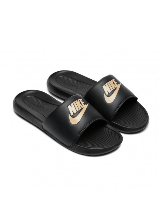 Original Nike Victori One Slide | Black & Gold 
