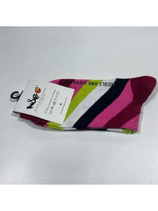 Original Nicole & Giovanni Luxury Cotton 2pc Socks | Multicolor