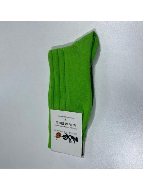 Original Nicole & Giovanni Luxury Cotton 2pc Socks | Green