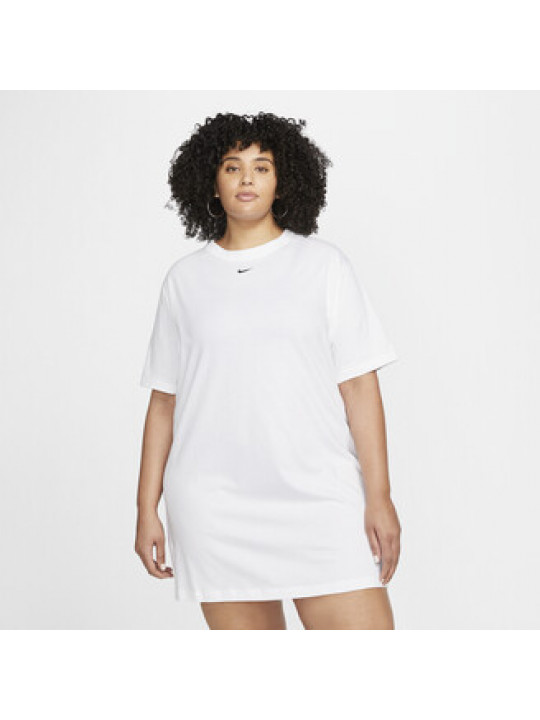 Original Nike W NSW Essential SS Dress Plus | White