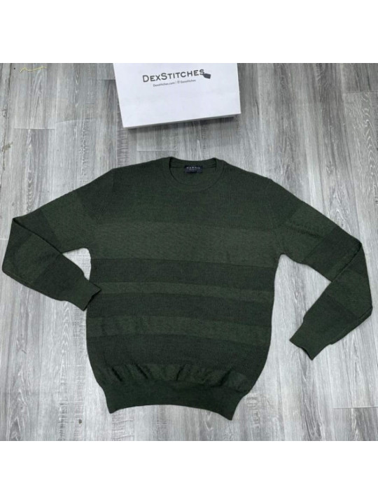 New Arrival Gabba Premium Stripped Sweatshirt | Green